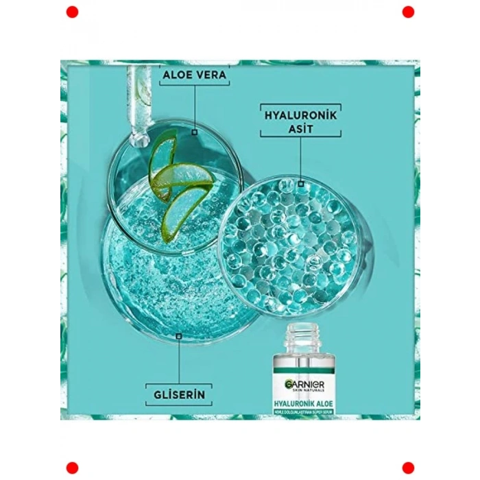 Hyaluronik Asit ve Aloe Vera Süper Serum (30 ml)