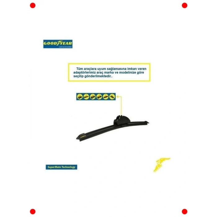 Hyundai Tucson (2015-2020) Muz Tipi Silecek Takımı