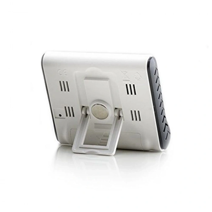 İç Mekan Termometre ve Nem Ölçer - Pratik Saat Özellikli