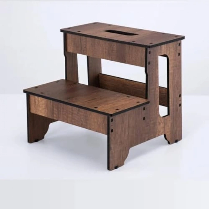 İki Basamaklı Ahşap Tabure, Merdiven Tasarımı