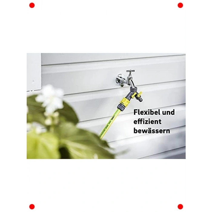 İki Çıkışlı Musluk Adaptörü, Vanalı (3/4)