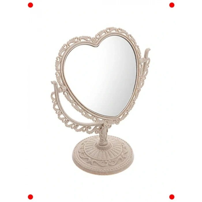 İki Taraflı Masaüstü Makyaj Aynası - Stabil Tabanlı