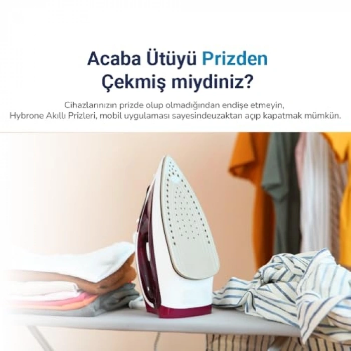 İkili Akım Korumalı Wi-Fi Akıllı Priz, 16 Amper Kapasite