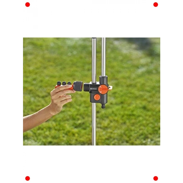 İkili Başlıklı Pratik Bahçe Duşu