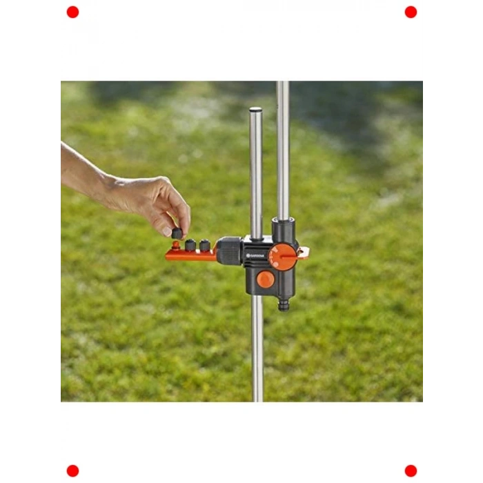 İkili Başlıklı Pratik Bahçe Duşu