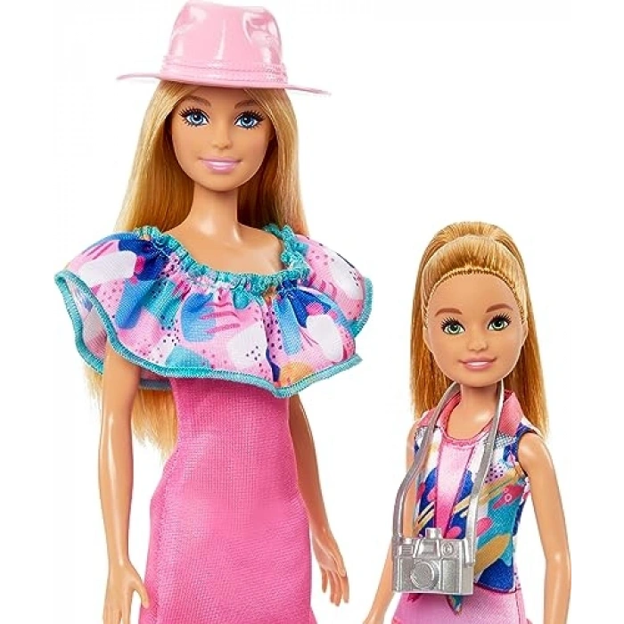 İkili Bebek Seti, Barbie ve Stacie ile 2 Evcil Köpek