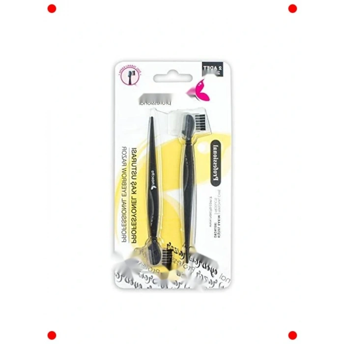 İkili fesyonel Kaş Şekillendirme Usturası