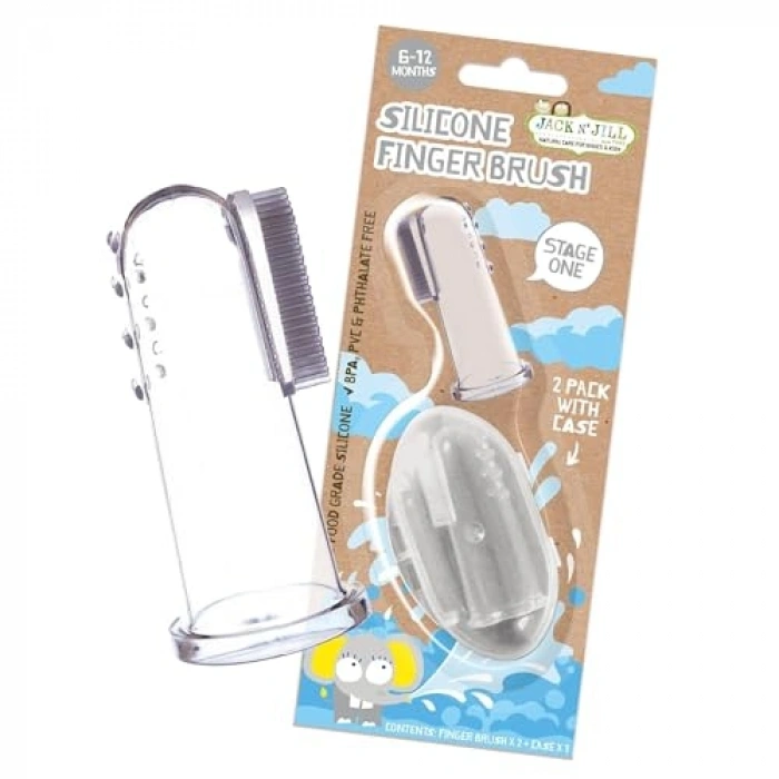 İkili Parmak Fırça, Silikon, Pratik Kullanım için