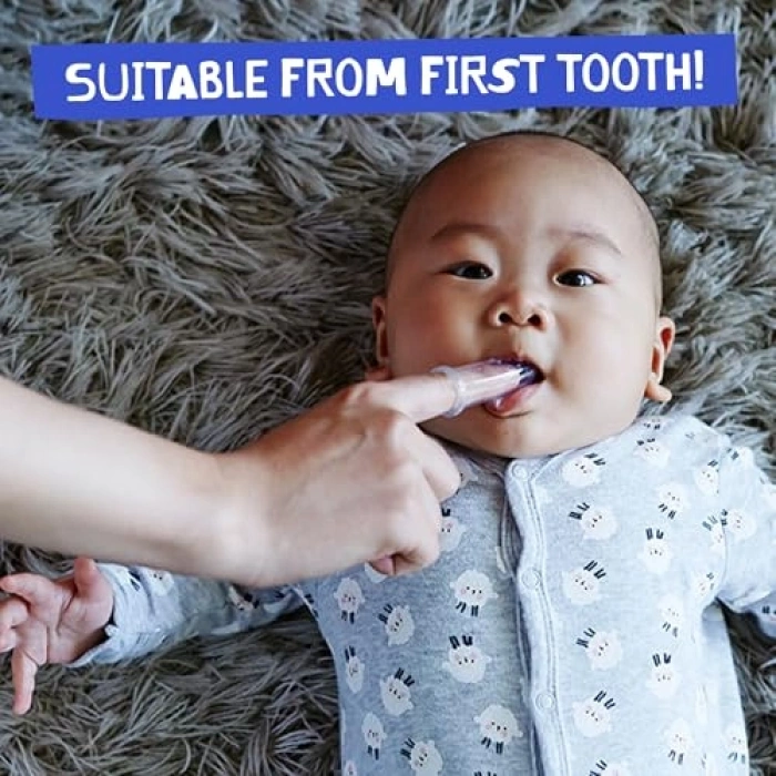 İkili Parmak Fırça, Silikon, Pratik Kullanım için