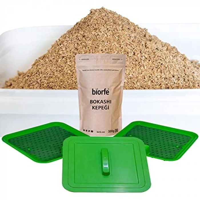 İkili Set Bokashi Kompost Kovası, 18 Litre Kapasite