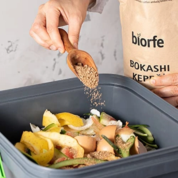 İkili Set Bokashi Kompost Kovası, 18 Litre Kapasite