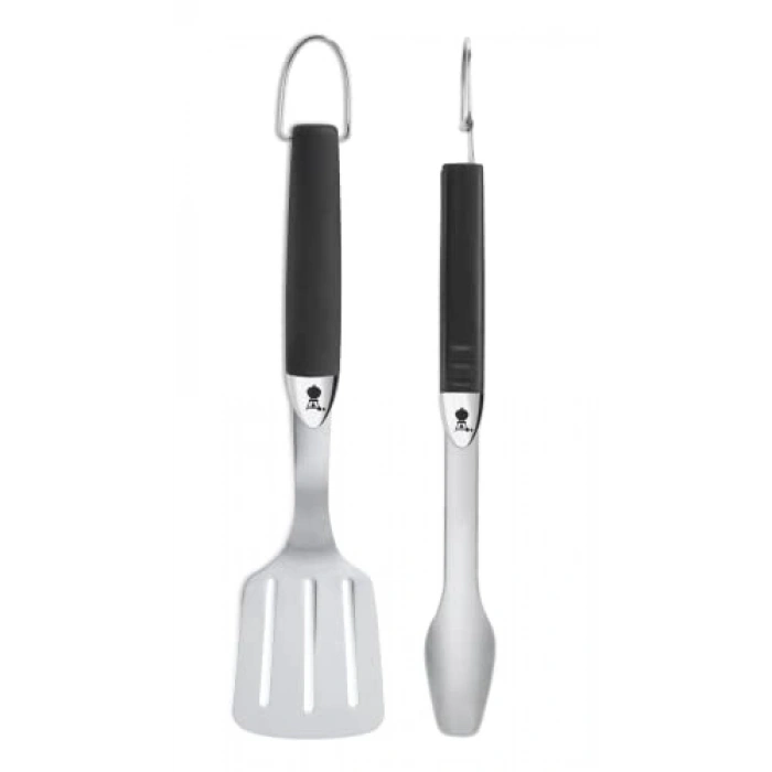 İkili set halinde ızra ve spatula, bahçe işlerinde kullanıma uygun