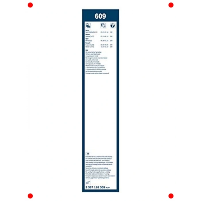 İkiz Silecek Seti - 600/600 mm Universal