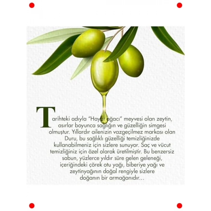 İlk Hasat Zeytinyağlı Doğal Sabun 4x150 gr