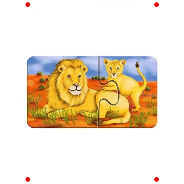 İlk Yapbozum: Hayvanlar Temalı Renkli Set (1+ Yaş)