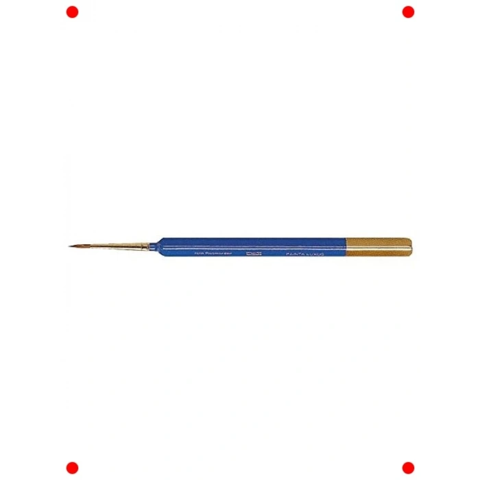 İnce Detay Çalışması Kırmızı Fırça (4/0)