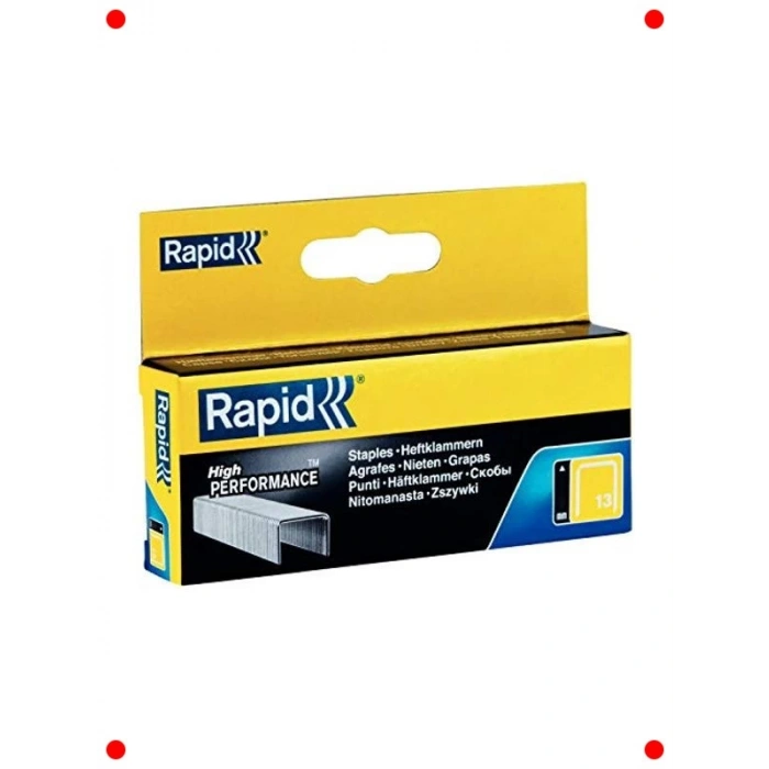 İnce Tel Zımba Telleri Tip 13, 8mm - 2500 Adet