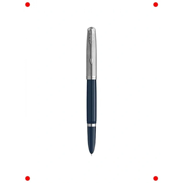 İnce Uçlu Dolma Kalem - Gece Mavisi, Hediye Kutulu