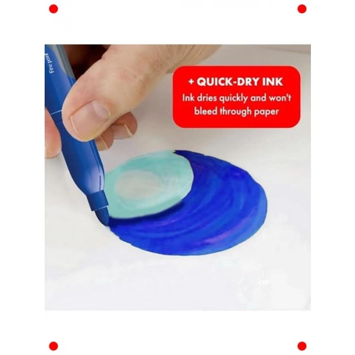 İnce Uçlu Kalıcı Marker Kalem Seti, 12 Adet