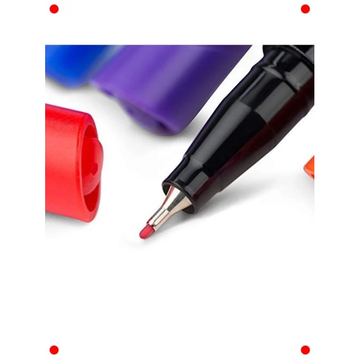 İnce Uçlu Keçeli Kalem Seti, 20 Renk, 0.4 mm Uç