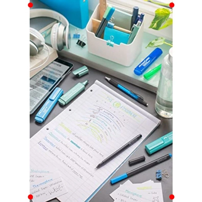 İnce Uçlu Keçeli Kalem Seti - 30 Pastel ve Neon Renkler