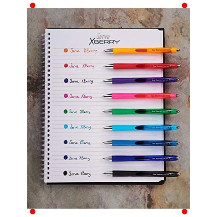 İnce Uçlu Pembe Jel Kalem - 0.5mm