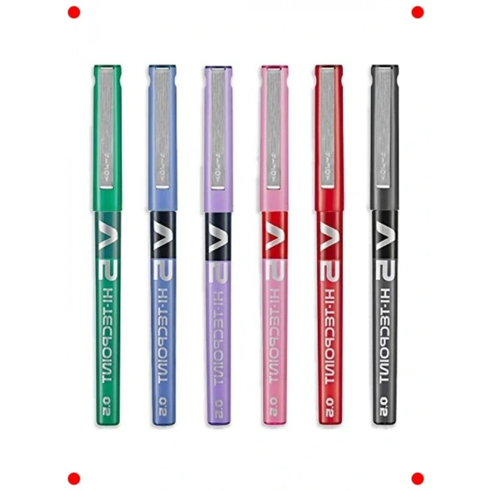 İnce Uçlu Roller Kalem Seti 0.5 mm - 6 Renk