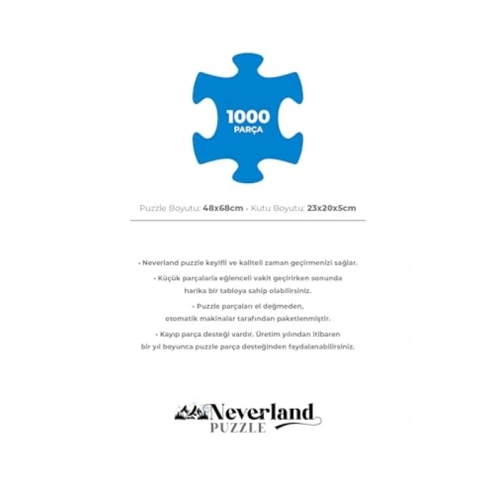 İnci Küpeli Kız Temalı 1000 Parça Puzzle, Sanatseverler için