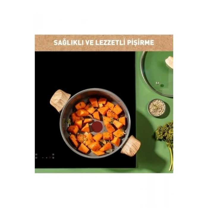 İndüksiyon Tabanlı 20 cm Seramik Kaplama Sahan