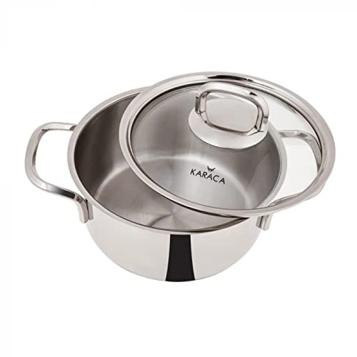 İndüksiyon Tabanlı 8 Parça Çelik Tencere Seti