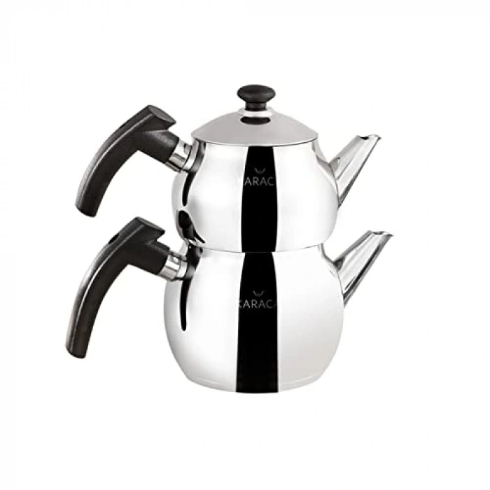 İndüksiyon Tabanlı Siyah Çaydanlık Takımı ile Şık Sofralar