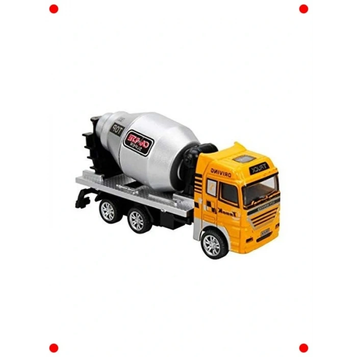 İnşaat Araçları Seti – Mikser, Kamyon, Ekskavatör