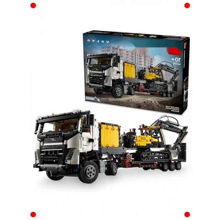 İnşaat Araçları Yapım Seti: Kamyon ve Ekskavatör