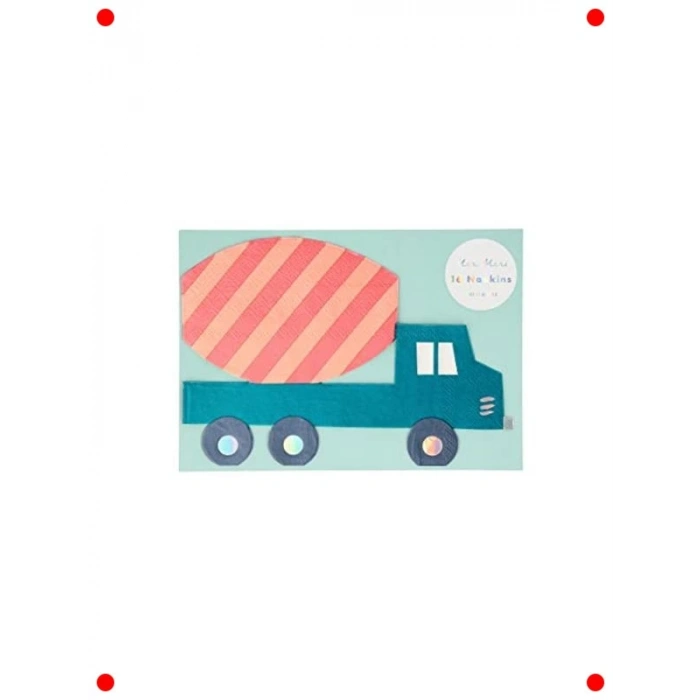 İnşaat Temalı Parti Peçeteleri - 20li Paket