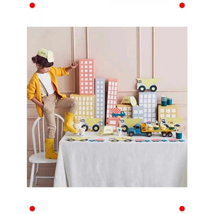 İnşaat Temalı Parti Peçeteleri - 20li Paket