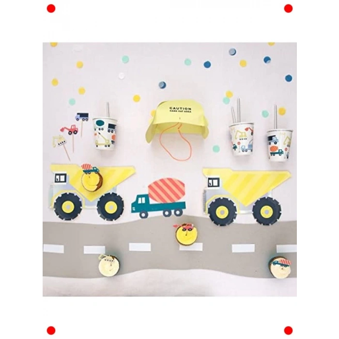 İnşaat Temalı Parti Peçeteleri - 20li Paket