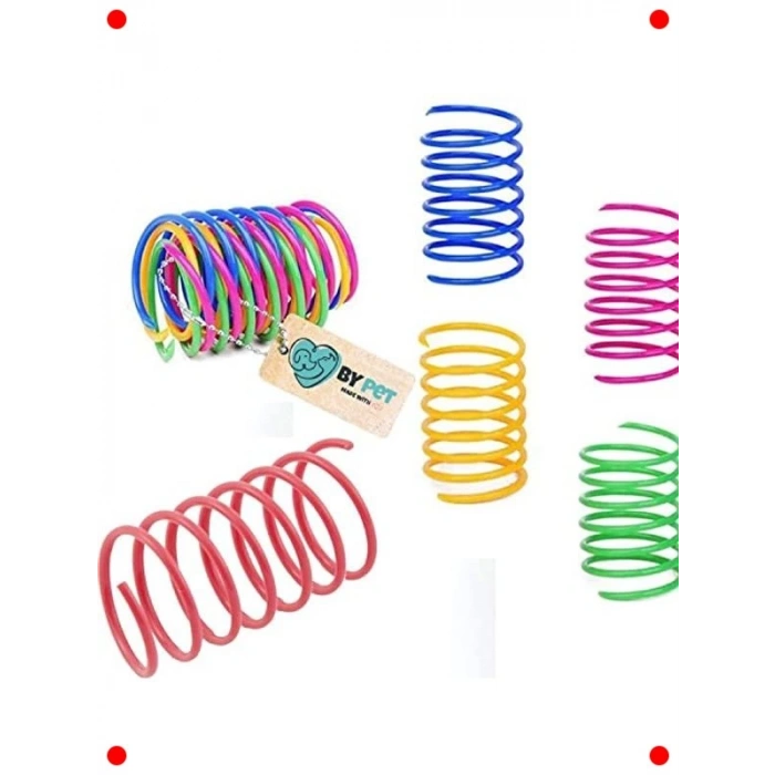 İnteraktif Yaylı Kedi Oyuncak Seti 8 Adet