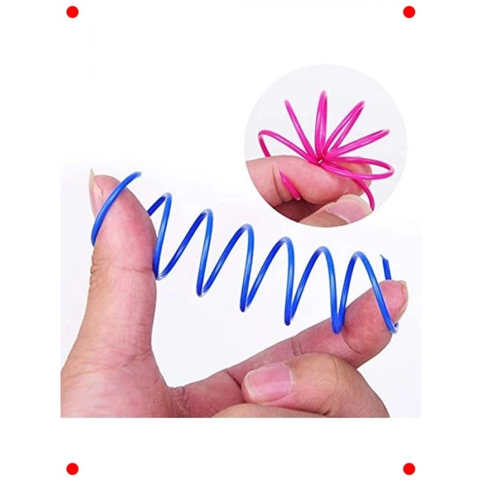 İnteraktif Yaylı Kedi Oyuncak Seti 8 Adet