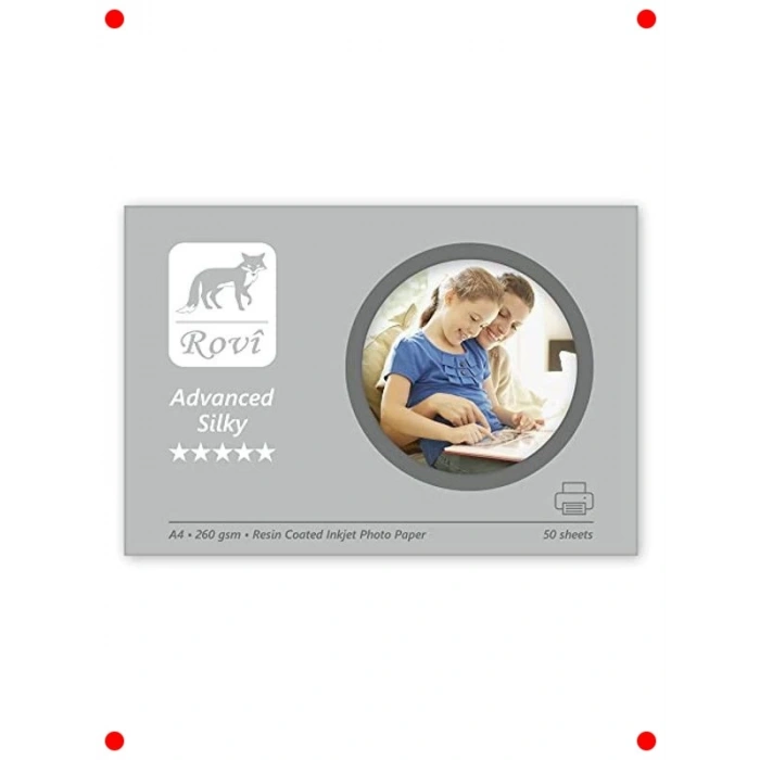 İpek Dokulu Fotoğraf Kağıdı, A4, 260 gsm, 50 Yaprak