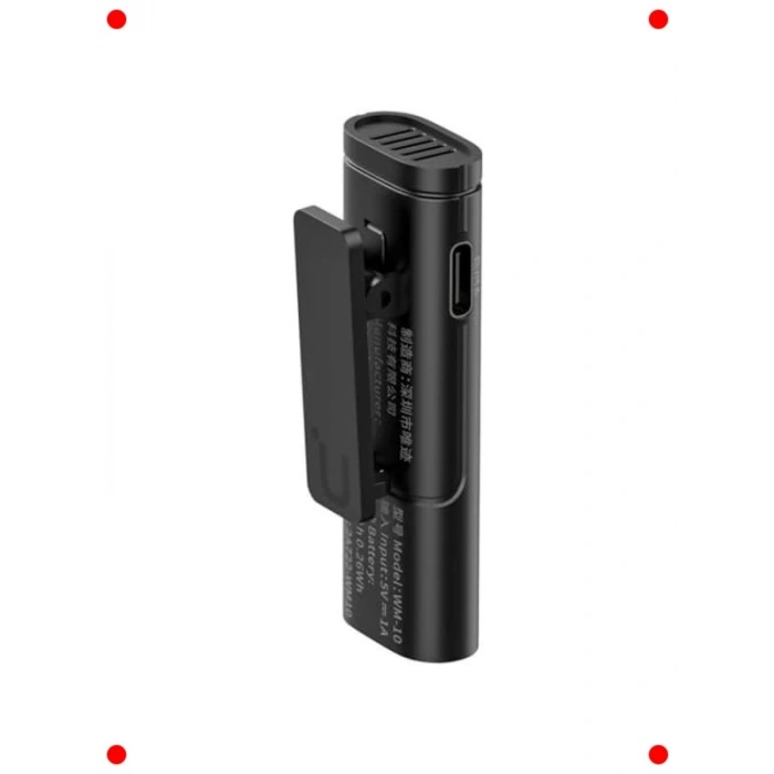 iPhone Uyumlu Kablosuz Yaka Mikrofonu