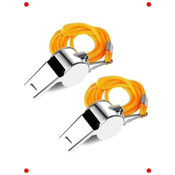 İpli Kamp ve Acil Durum Düdüğü 2li Set