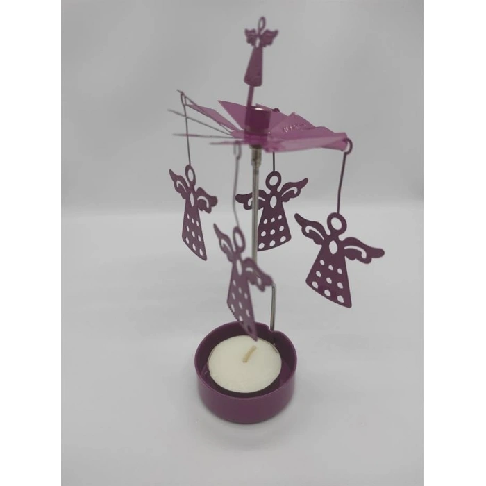 Isı ile Dönen Mor Melek Mumluk Seti, Şık Görünüm