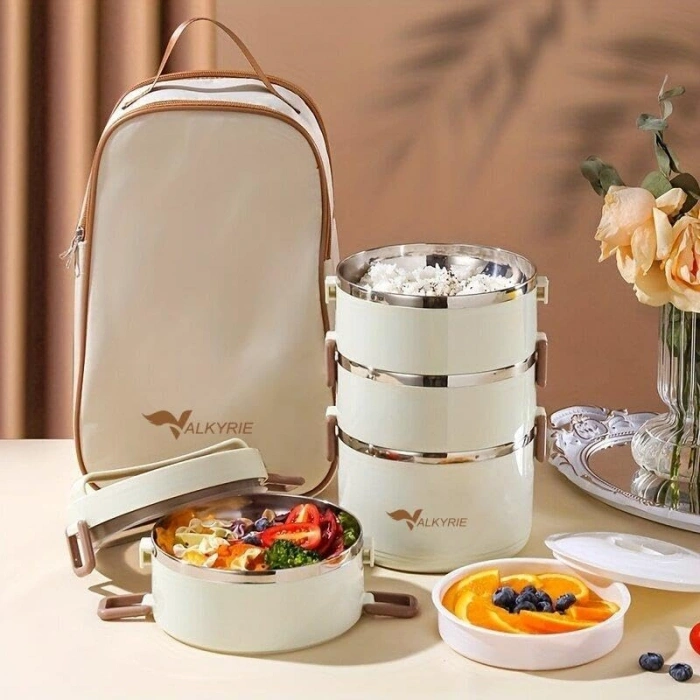 Isı Yalıtımlı Çanta Seti, Çantalı Geniş Kaplar ile Pratik Kullanım