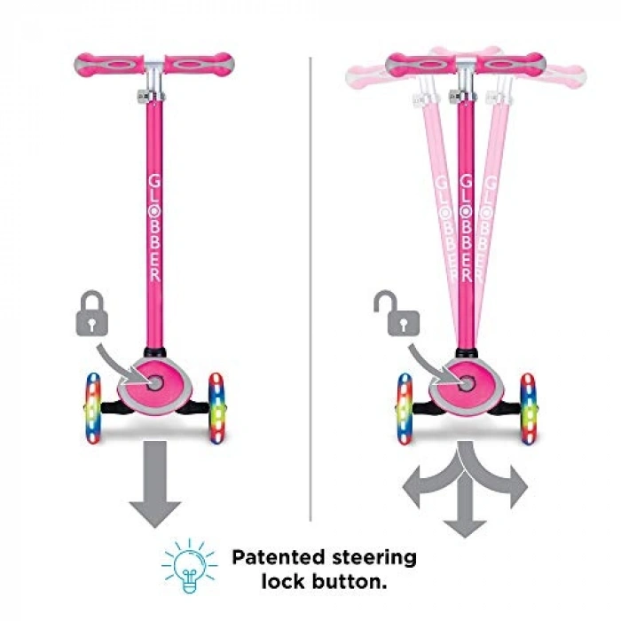 Işık ve Tekerlekli Çocuk Scooter, Eğlenceli Taşıma Aracı