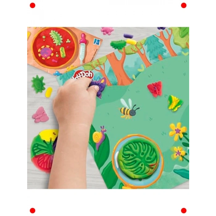 Işıklı Mikroskop Hamur Oyun Seti - Yaratıcı Keşif