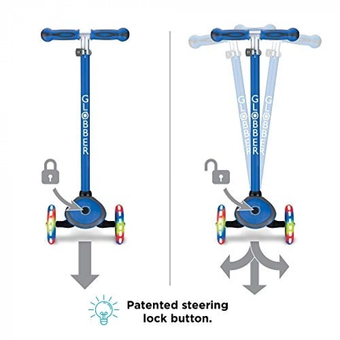 Işıklı Tekerlekli Scooter - Eğlenceli Çocuk Aktiviteleri