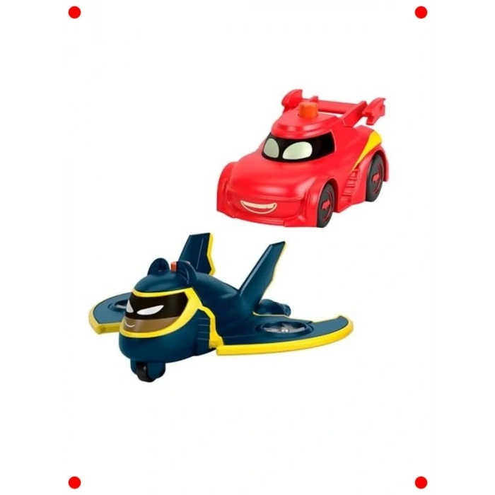 Işıklı Yarış Arabaları 2li Set - 1:55 Ölçek