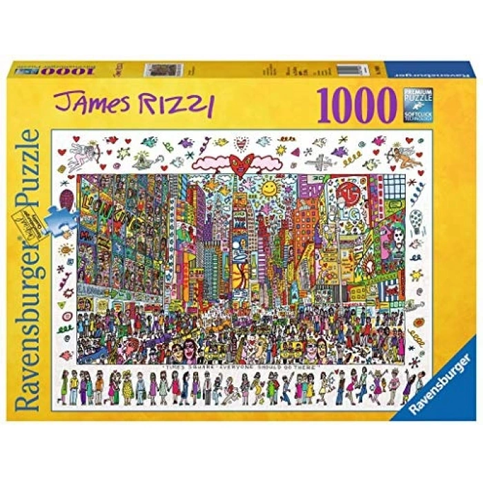 James Rizzi Temalı 1000 Parça Puzzle Seti