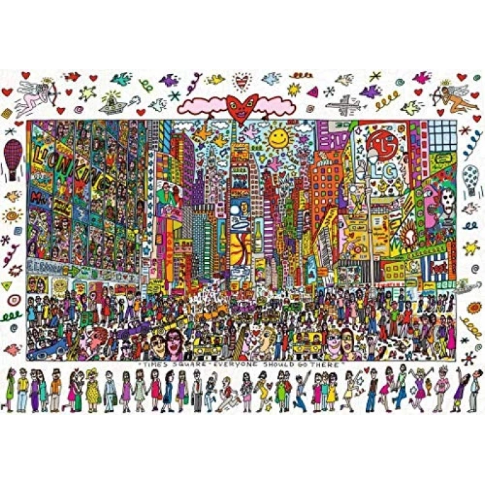 James Rizzi Temalı 1000 Parça Puzzle Seti