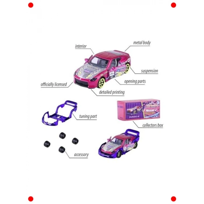 Japon Serisi Detaylı Koleksiyon Araba Modeli